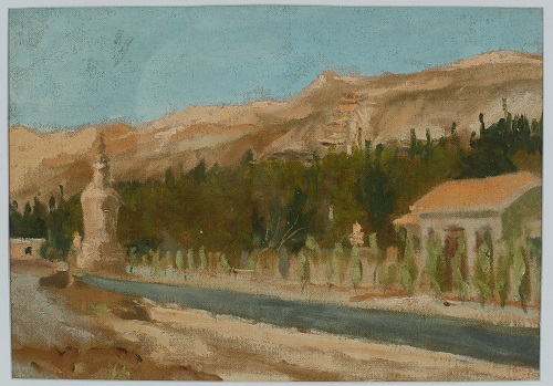 微信稿图4：敦煌--油画-26×36fb.jpg