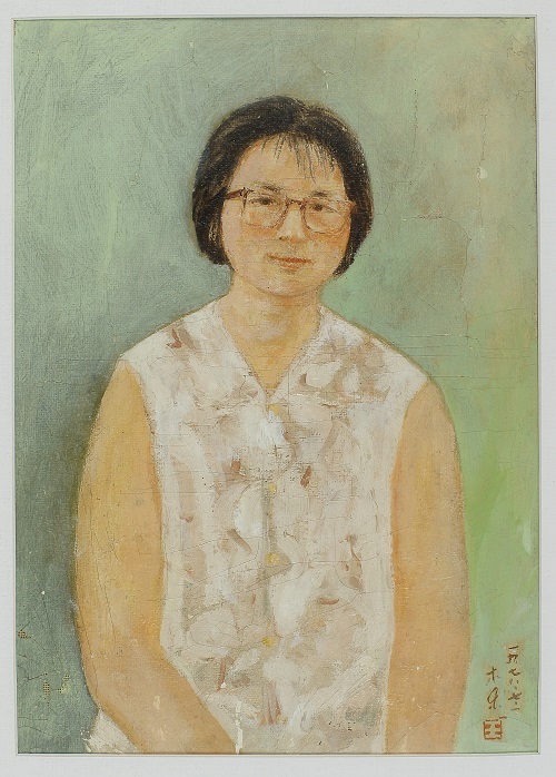 微信稿图5 ：蒲廷英肖像 油画  25×18.JPG