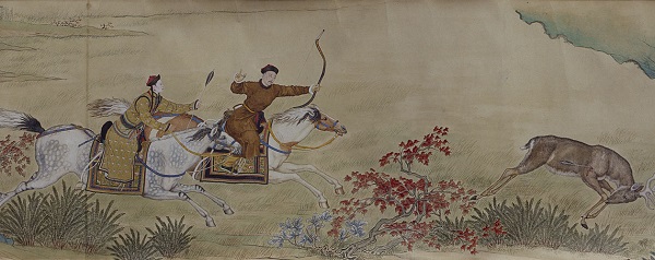 乾隆帝及妃威弧获鹿图.jpg