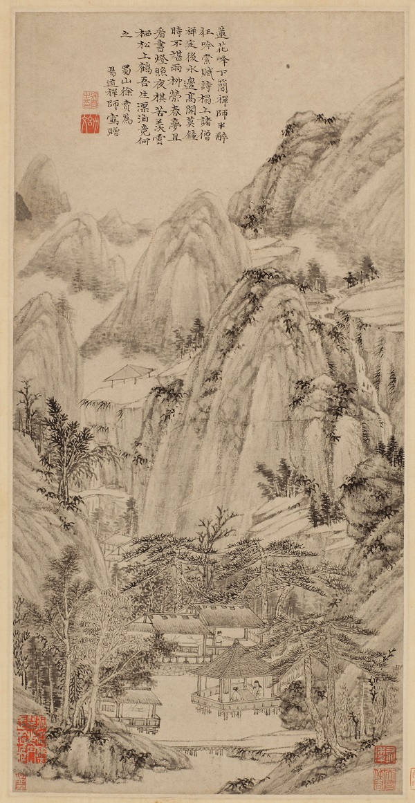 明--徐贲峰下醉吟图轴.jpg