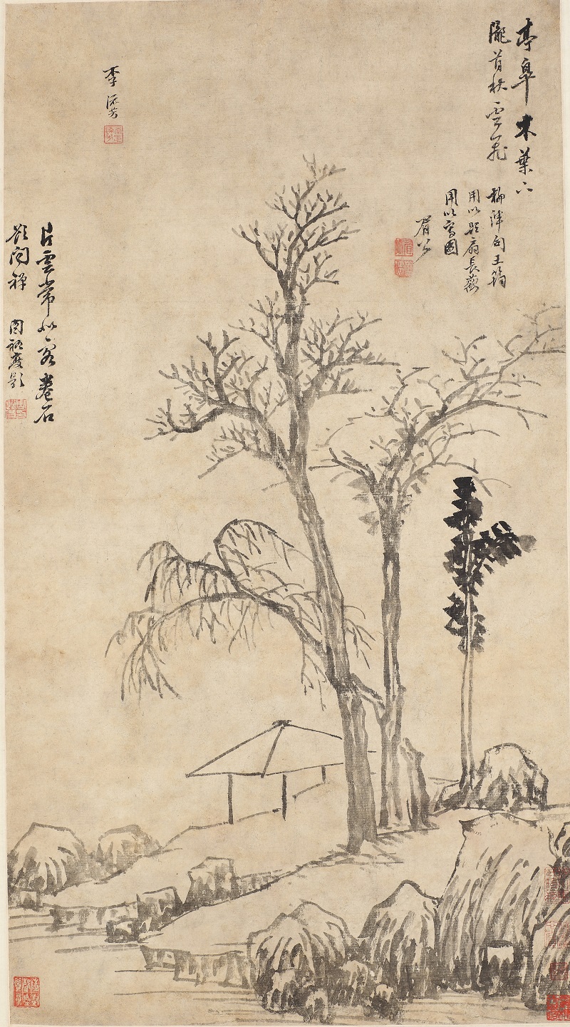 A-316-明李流芳亭皋木叶图轴.jpg