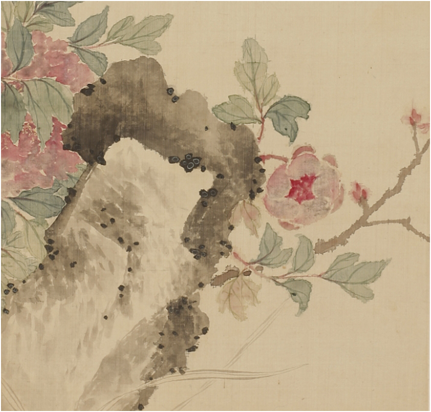 清 杨芝田天然富贵图轴（局部）2.png