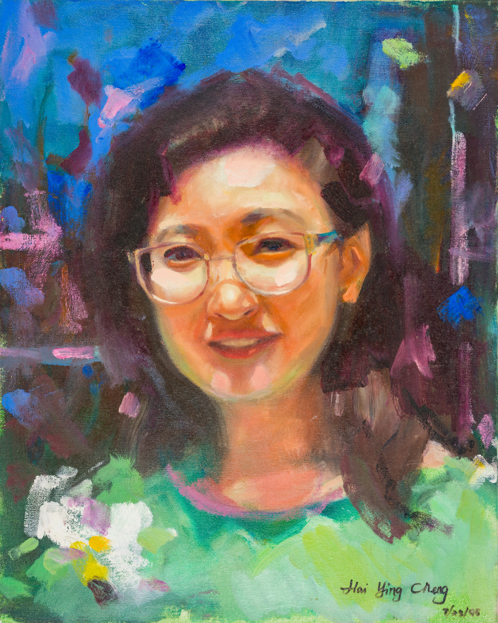 王海婴布面油画自画像.jpg