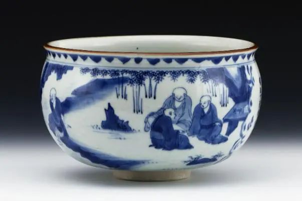 清顺治十四年青花山水人物图净水碗 上海博物馆藏.jpg