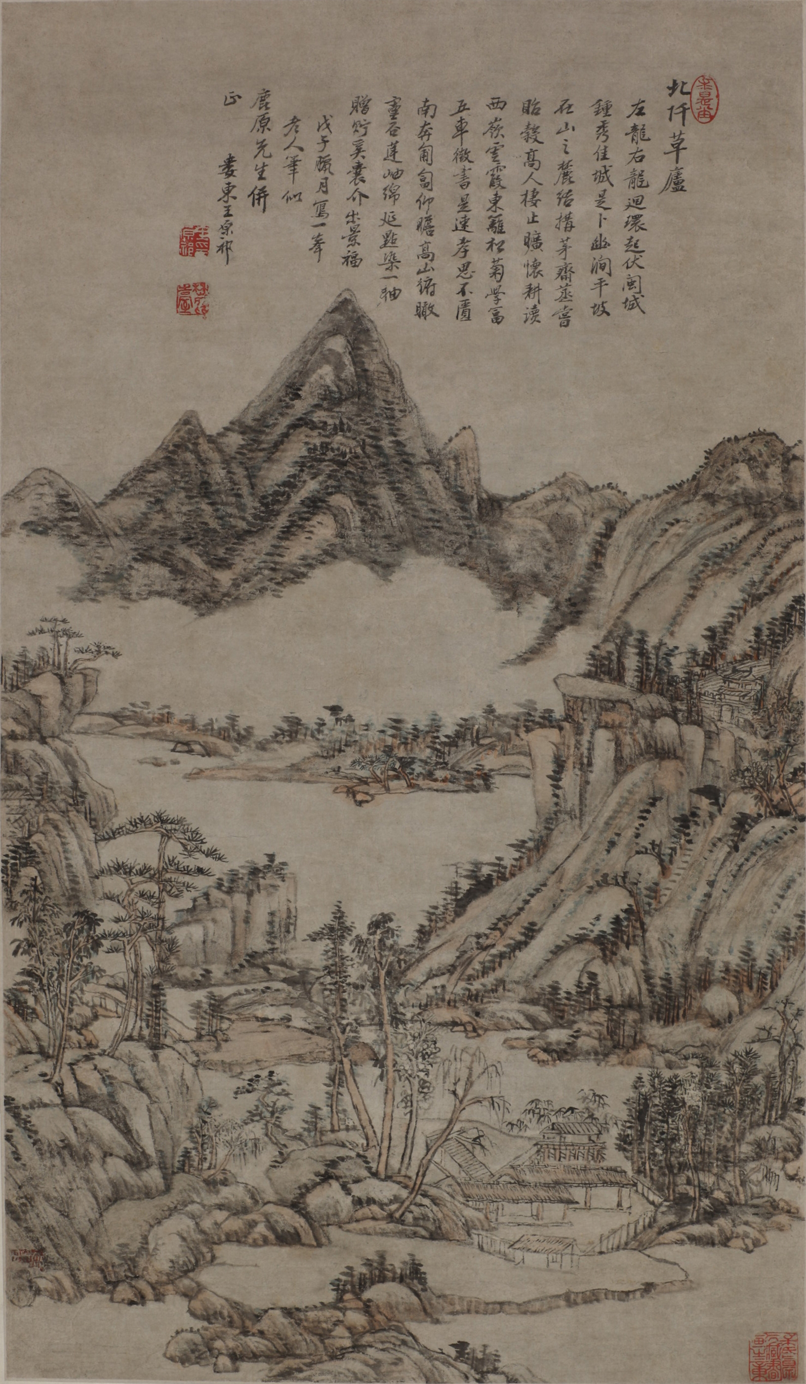 清王原祁北阡草庐图轴fb.jpg