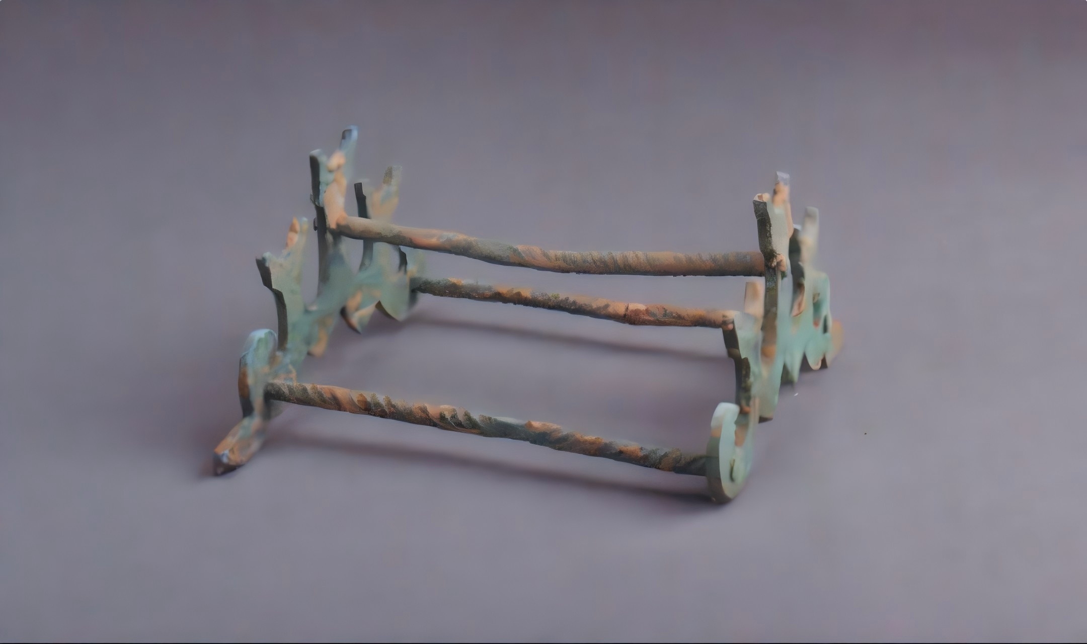 西晋 铜笔架 河南荥阳苜蓿洼墓地出土.jpg