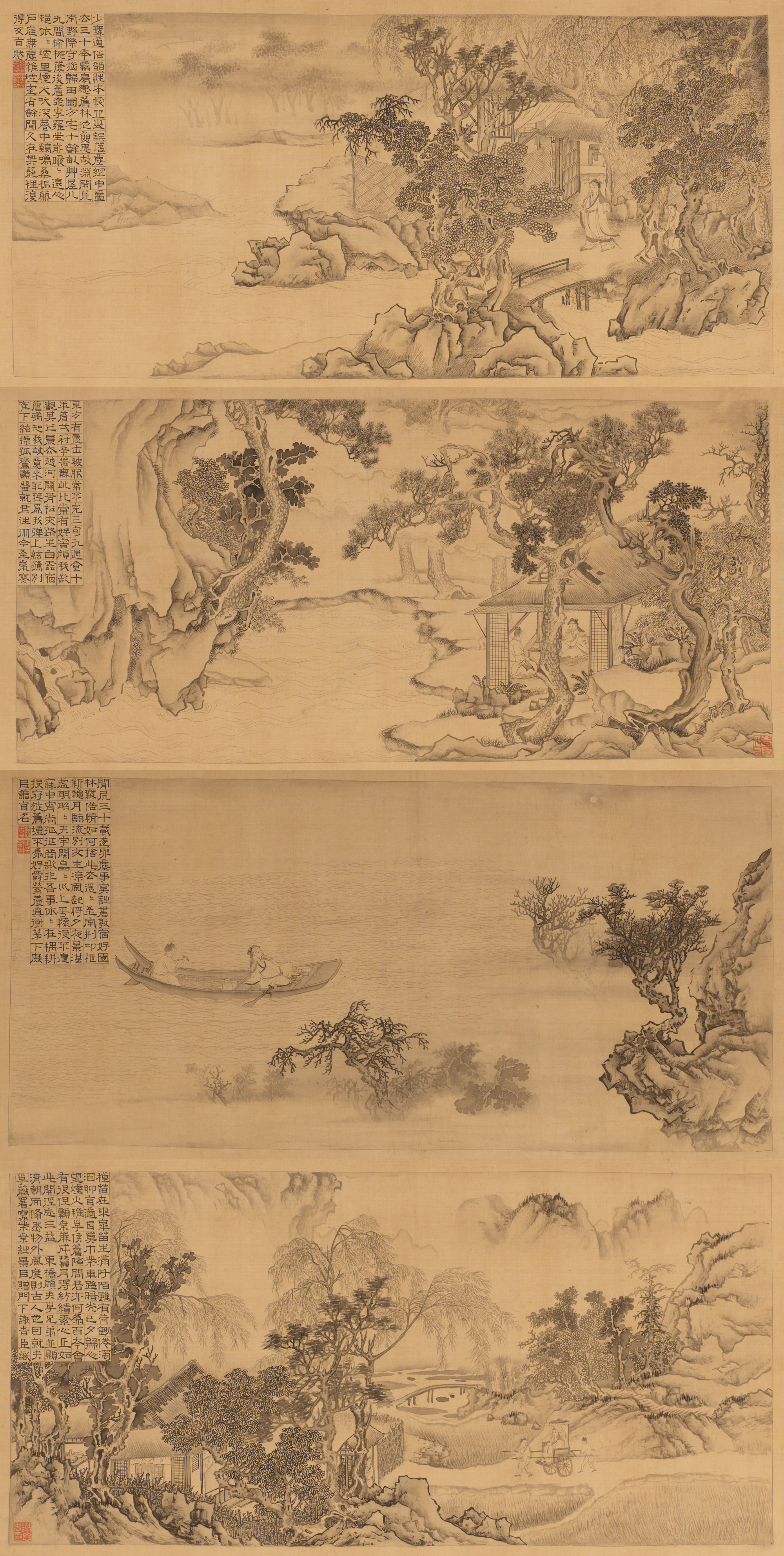 明谢时臣画陶渊明诗意图卷.jpg